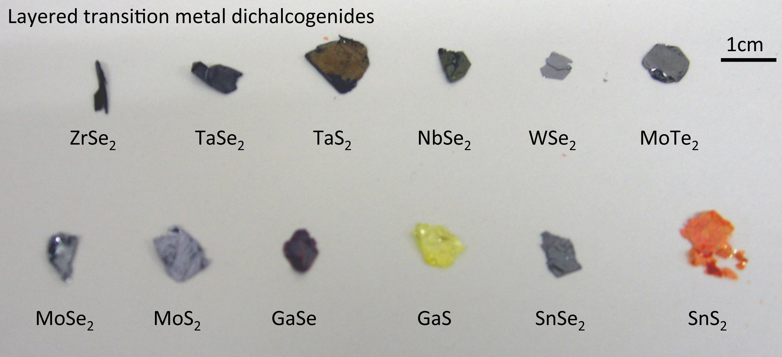 Various transition metal dichalcogenides (T. Shimada)